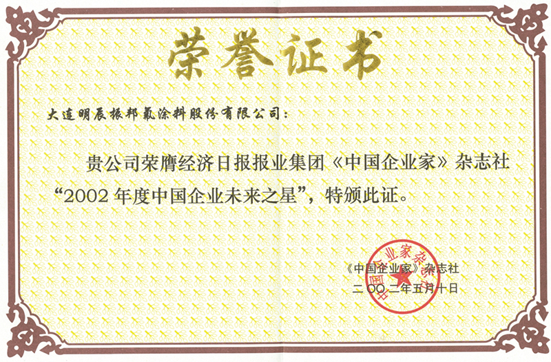 中國企業未來之星